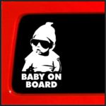 Baby on Board Carlos Hangover funny car vinyl sticker decal vinyl bumper sticker