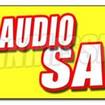 CAR AUDIO SALE BANNER SIGN mps speakers stereo installation repair amps