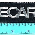 black Recaro Logo Sign Sponsor Motorsport Car Racing Logo Jacket T- Shirt DIY Iron on Sew on Patch Embroidered Racing Logo Patch Sew Iron on Jacket Cap Vest Badge Sign