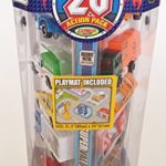 Qiyun Diecast Express Wheels Action Pack 20 Piece Car Truck Road Sign Vehicle Toy Set