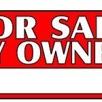 For Sale By Owner – Sign – Window Wall Sticker