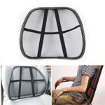 UNAKIM–Cool Vent Mesh Cushion Back Lumbar Brace Support Car Office Chair Comfort Lower