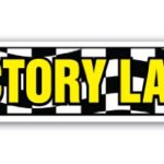 VICTORY LANE Street Sign winner racing car bike running race