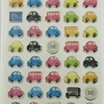 Crystal Stickers – Small Road Sign Cars and Buses