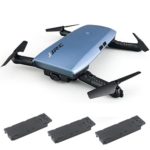 Digood JJRC H47 Elfie Foldable Pocket Drone Mini FPV Quadcopter Selfie 720P WiFi Camera (blue)