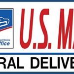 U.S. Mail Delivery Decal Sticker Sign. Rural Delivery Carrier Sticker USPS – 4″X11″