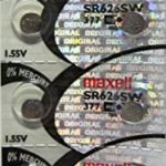 10 Maxell 377 SR626SW Silver Oxide Batteries Hologram