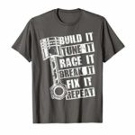 Racecar Steps Racecar Shirt Funny Fast Car T-Shirt