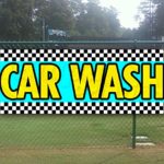 Car Wash 13 oz Heavy Duty Vinyl Banner Sign with Metal Grommets, New, Store, Advertising, Flag, (Many Sizes Available)
