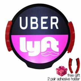 Uber Lyft Sign Logo Sticker Decal Reflective Bright Glowing Wireless ...