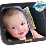Baby Car Mirror for Back Seat | View Rear Facing Infant in Backseat | Securely Fasten With Double Strap | Pivot Joint to Easily Adjust to Desired Viewing Angle …