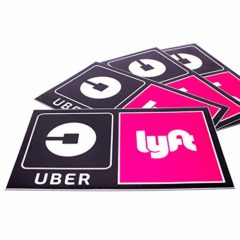 4 Reflective Uber Lyft Magnet Signs for Car | Strong Bright Noticeable ...