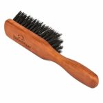 ZilberHaar Beard Brush (Soft Bristles) | 100% Boar Bristle & German Pearwood | Works With All Beard Balms & Oils | Made in Germany