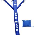 LookOurWay “CAR WASH” Air Dancers Inflatable Tube Man Attachment, 20-Feet (No Blower)