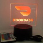 RGB Delivery LED Sign for Ride-Share Beautiful Decoration Include 16 Different LED Colors