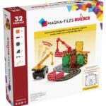 Magna-Tiles Builder Set, The Original Magnetic Building Tiles for Creative Open-Ended Play, Educational Toys for Children Ages 3 Years + (32 Pieces)
