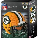 FOCO NFL Green Bay Packers 3D BRXLZ Construction Toy Blocks Set – Helmet