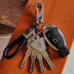 Augoing Keychain,Key Ring Clip for Men and Women,Universal Key Chain Hook with Quick Release,Stainless Steel Car Keyring