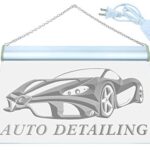 Auto Detailing Detail Car Wash LED Sign Neon Light Sign Display s233-b(c)