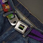 Nickelodeon mens Buckle-down Seatbelt Ninja Turtles Wnt024 Belt, Multicolor, 1.5 Wide – 32-52 Inches in Length US