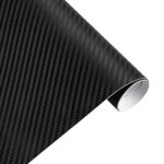 XYC Compatible with Chevrolet 2 pcs Carbon Fiber for Chevy Bowtie Emblem Overlay Sheets Front/Back Vinyl Decal Wrap