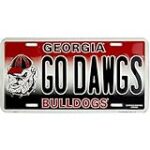 Signs 4 Fun SL2753 Georgia Bulldogs License Plate