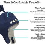 N’Ice Caps Little Boys and Baby Sherpa Lined Fleece Embroidered Hat Mitten Set (2-3 Years, Navy 1)