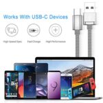 Basesailor USB Type C Charger Cable 6.6FT 2Pack,USBC Car Play Charging Cord for iPhone 15 Pro Max,Samsung Galaxy Note 20,S10 S10E 10E S20 FE S23 S21 S22 Plus Ultra Flip,A52 A53 A54,Google Pixel 8 7 3