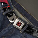 Buckle-Down Standard Seatbelt Belt Deadpool Regular, Multicolor, 1.5″ Wide-Fits Pant Size 24-38