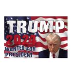 Trump Mug shot Flag, Trump 2024 Flag Printing For Wanted For President, Trump 2024 Yard Sign Outdoor Indoor Party Supplies For Wall Hanging College Room Garden Car