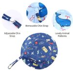 BQUBO Baby Sun Hat Boy Kids Toddler Sun Protection Animal Cap Unisex Summer Bucket Hat with Chin Strap UPF 50+