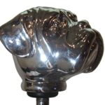 Kool Collectibles Chrome Bulldog Head Shift Knob Shifter Rat Rod Lever Mac