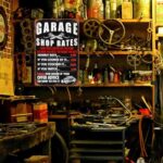 Funny Garage Signs For Men Mechanic Workshop Metal Sign Man Cave Decor Garage Shop Rates Tin Sign Vintage Personalized Garage Signs Garage Accessories Car Mechanic Gifts For Men 8 x 12 Inches