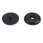 Y-Axis 5 x Seat Belt Button Buckle Clip Stop – Universal Fit Stopper Kit Black (5 Sets)