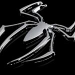 Cowinbest 2pcs 3D Spider Emblem Car Sticker Metal Chrome Badges for Universal Vehicle, Truck, Motorcycle, RV, Scooter, SUV, Door, Window (Silver-B0C22ZMFK8)