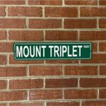 Arizona Mountains Pick Your Mountain Compatible/Replacement for Mount Triplet United States Mountain Aluminum Metal Tin Street Sign Style Home Decor For Man Cave Poker Tavern Game Room