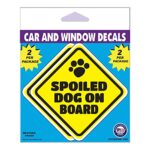 Imagine This D1955 Car and Rescue Decal (Spoiled Dog On Board), 2 Pack