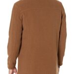 Cole Haan Signature Men’s Wool Plush Car Coat, camel, X-Large