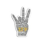 Sigma 1922 Gamma Rho Hand Sign – Sticker Graphic – Auto, Wall, Laptop, Cell, Truck Sticker for Windows, Cars, Trucks